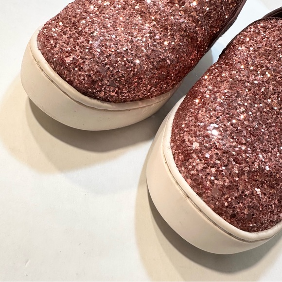 Birdies The Swift Rose Sparkle Slip On Sneaker Pink Glitter Ombré, Size 8 - Picture 4 of 10